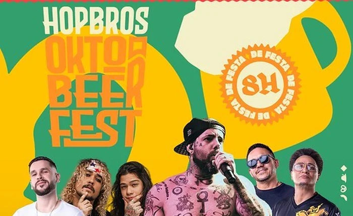 Oktobeer Fest em Maceió: Hop Bros Promove Festa com Detonautas e 8 Horas de Chopp Liberado
